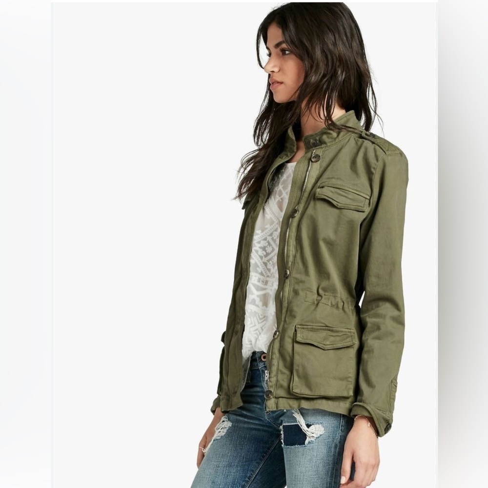 Lucky Woman’s  Brand Olive Women's Utility Jacket